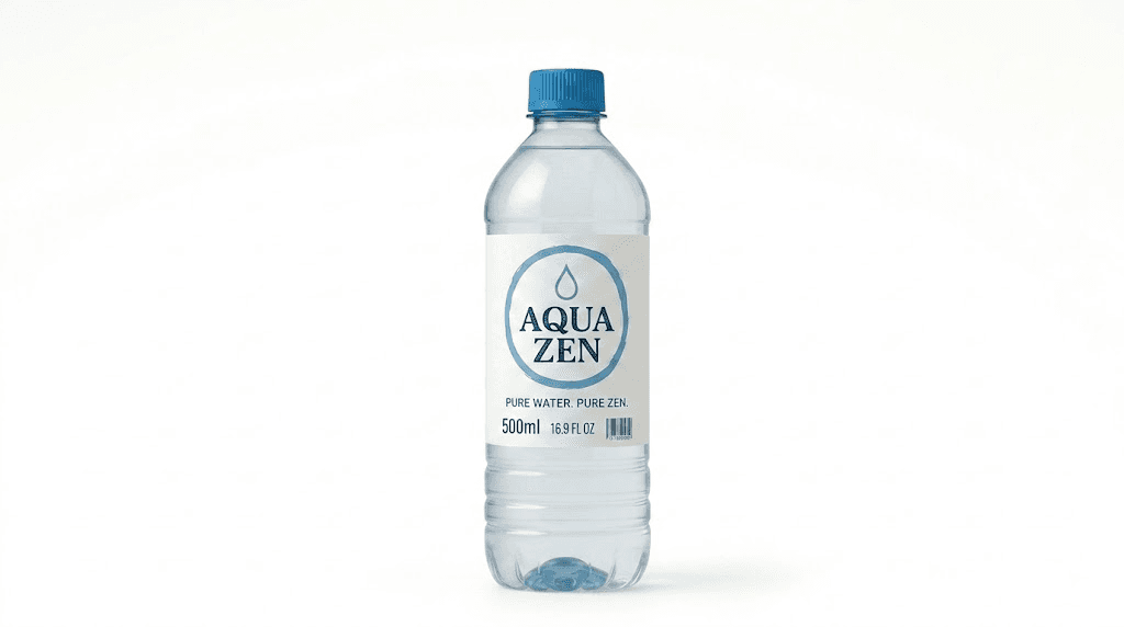 AquaZen 500ml purified water bottle